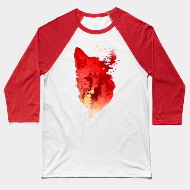 Burning Freedom Baseball T-Shirt by astronaut